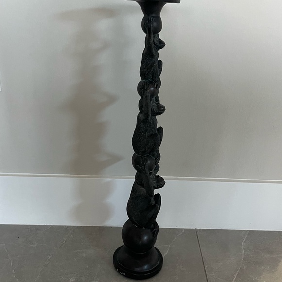 Three monkey candle holder - Picture 11 of 12